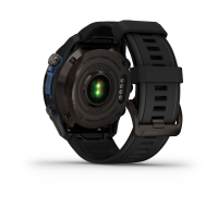 Garmin® Descent™ Mk3i - 51 mm, Graues DLC-Titan mit schwarzem Silikonarmband